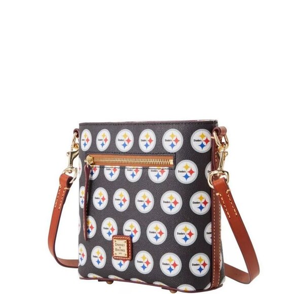 Womens Dooney Bourke Pittsburgh Steelers Small Zip Crossbody Purse NWT - Picture 2 of 5